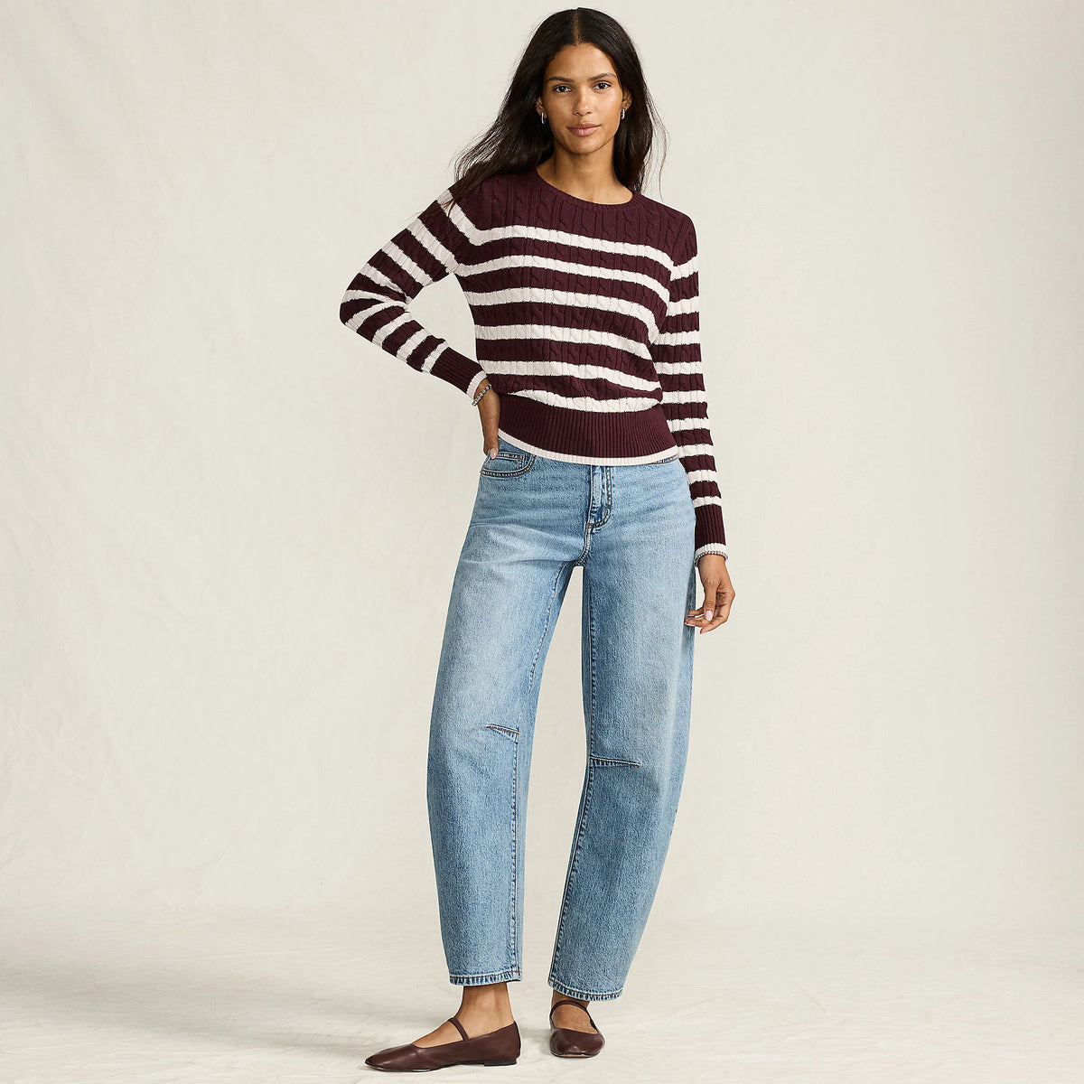 Women's Drifter Modern Cable Crew Sweater