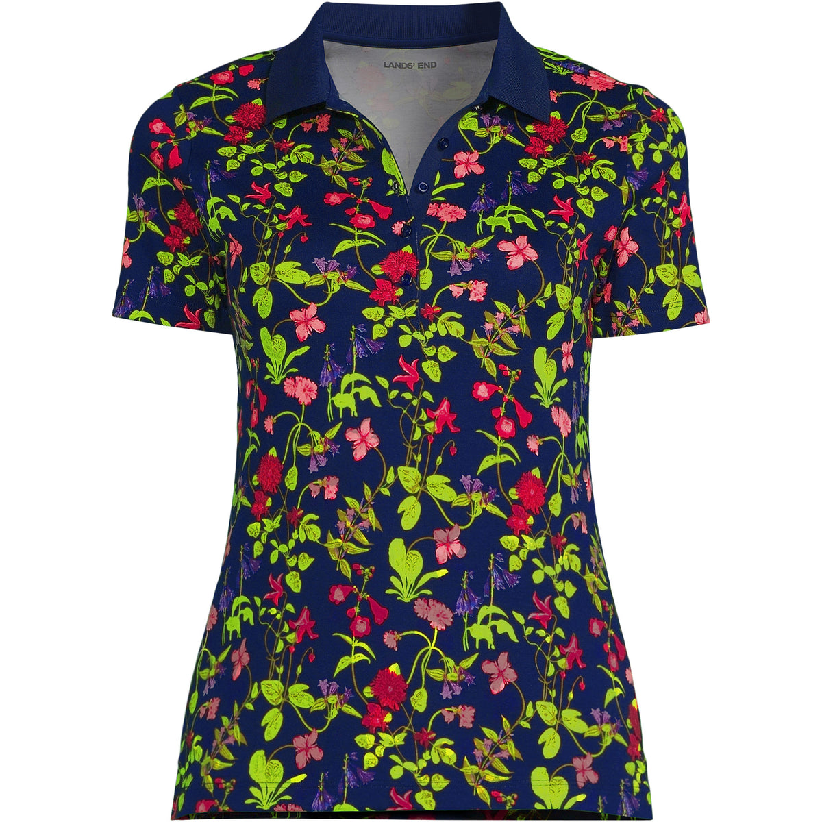 Women's Petite Supima Cotton Polo Shirt
