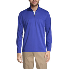 School Uniform Men's Textured Quarter Zip Pullover