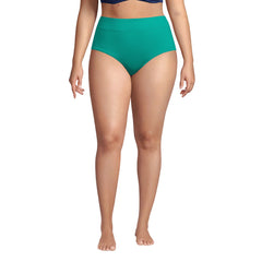 Women's Plus Size High Waisted Bikini Bottoms