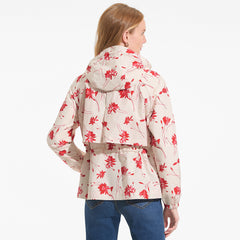 Women's Petite Print Squall Packable Rain Jacket