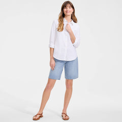 Women's Lightweight Denim Mid Rise 10" Shorts
