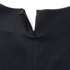 Women's Ponte 3/4 Sleeve Split Neck Shift Dress
