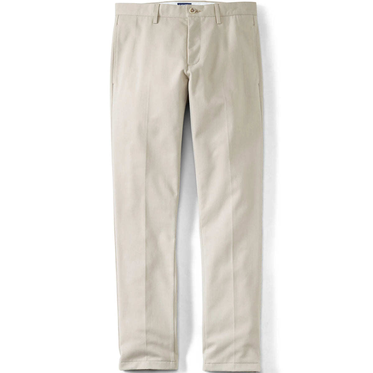Men's Tall No Iron Straight Fit Plain Front Chino Pant