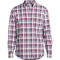 Men's Long Sleeve Madras Shirt
