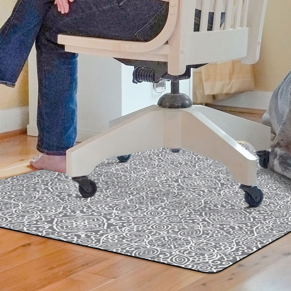Matterly Arabesque Desk Chair Floor Mat
