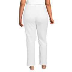 Women's Plus Size High Rise Straight Leg Jeans