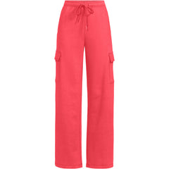 Women's Plus Size Serious Sweats High Rise Wide Leg Cargo Pant - Set Bottom
