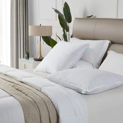 Martha Stewart European Square Feather Firm Pillow 2 Pack
