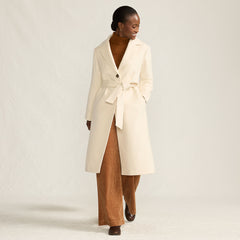 Women's Wool Wrap Long Coat