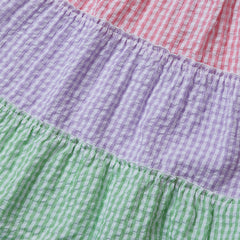 Girls Woven Tiered Dress
