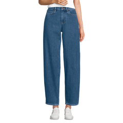 Women's Recover High Rise Barrel Leg Ankle Jeans