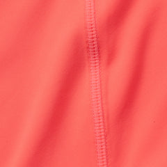 Girls Slim Chlorine Resistant Long Sleeve Crew Neck Rash Guard