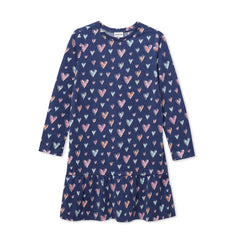 Girls Long Sleeve Jersey Nightgown