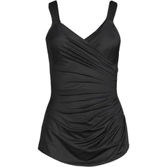 Women's DDD-Cup SlenderSuit V-Neck Skirted Low Leg One Piece