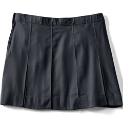Girls Box Pleat Skirt Above the Knee
