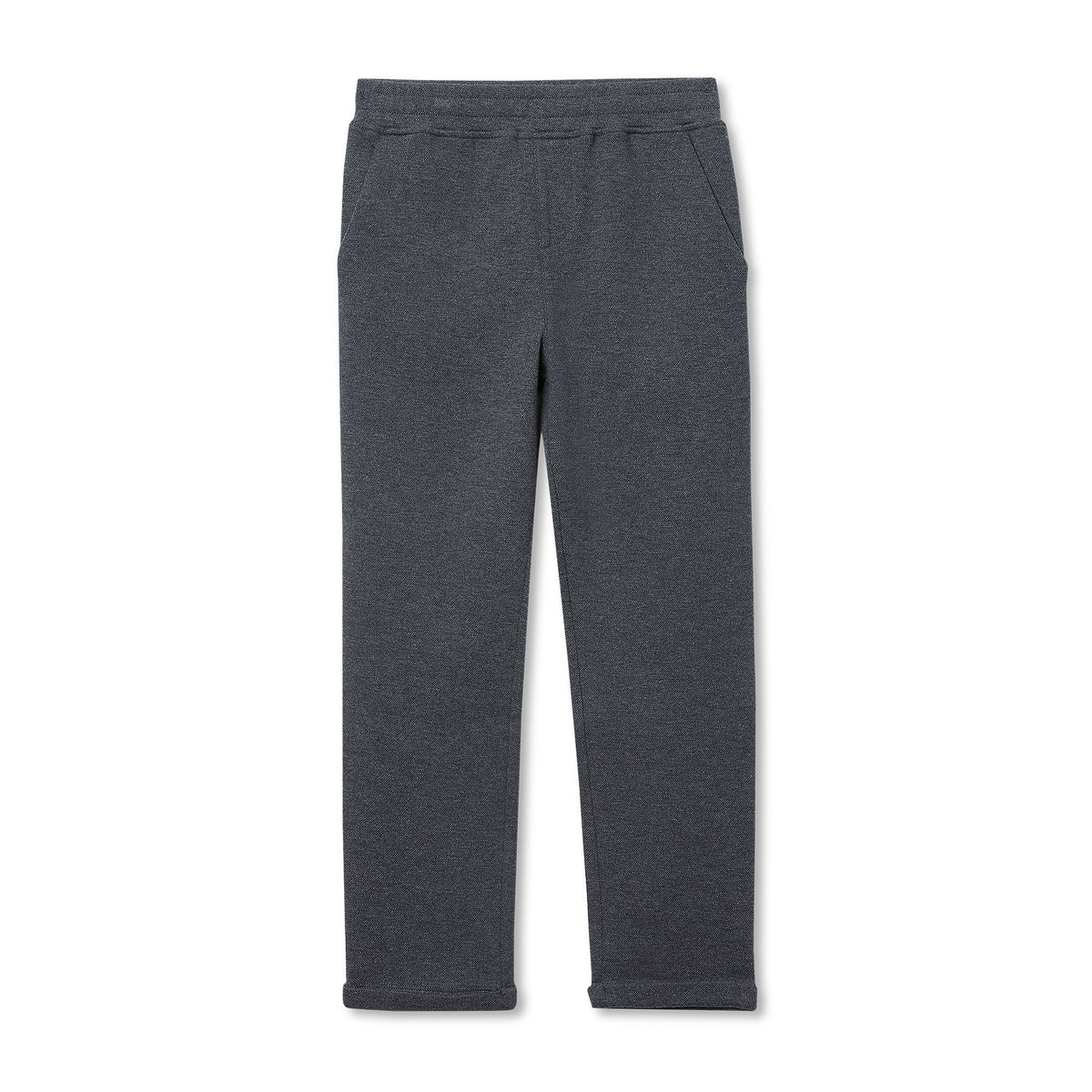 Boys Iron Knee Texture Knit Pants