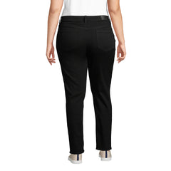 Women's Plus Size Mid Rise Straight Leg Jeans