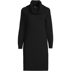 Women's Plus Size Cozy Lofty Cowl Neck Sweater Dress