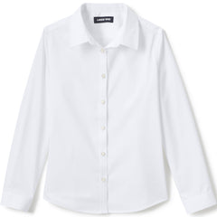 Girls No Gape Long Sleeve Stretch Shirt