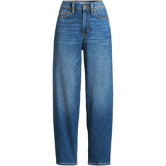 Women's Tall Recover High Rise Barrel Leg Ankle Jeans