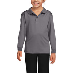 Kids Long Sleeve Rapid Dry Polo Shirt