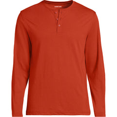 Men's Long Sleeve Cotton Supima Henley