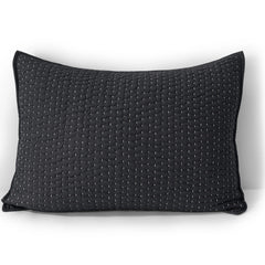 Seed Stitch Quilted Pillow Sham