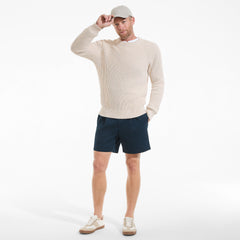 Men's No Iron 6" Pleated Front Chino Short