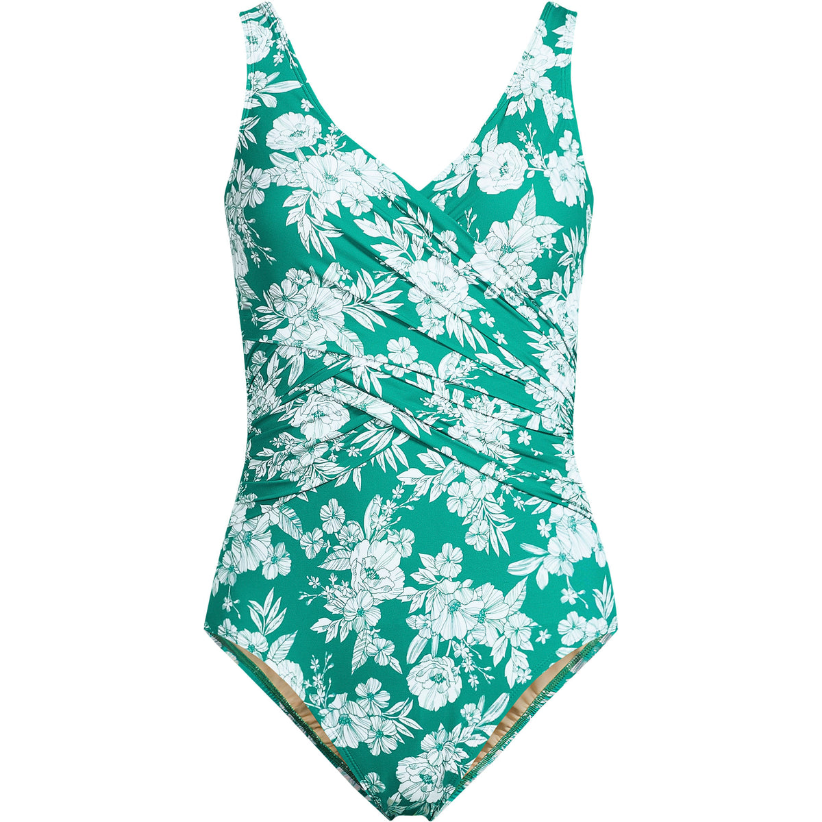Women's SlenderSuit Wrap One Piece Swimsuit