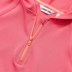 Girls Active Quarter Zip Sweatshirt