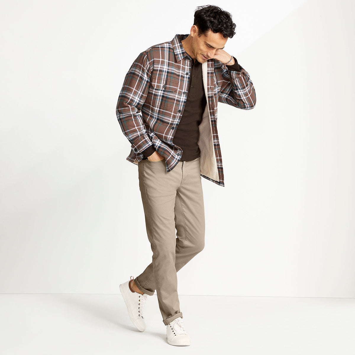 Men's Tall Travel Kit Slim Fit 5 Pocket Pant
