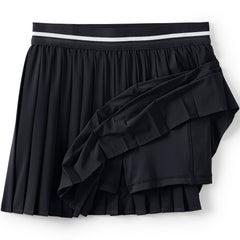 Women's Petite Active Woven Pleated Skorts