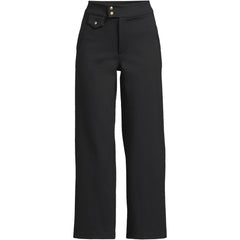 Women's Ponte High Rise Straight Leg Crop Pants