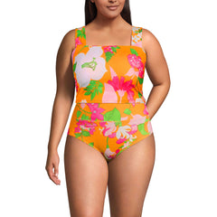 Women's Plus Size Square Neck Bikini Top
