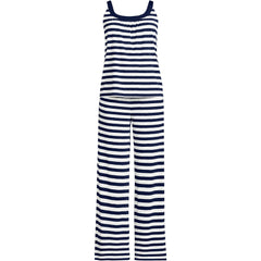 Women's Plus Size Cooling 2 Piece Pajama Set - Flowy Tank and Pants