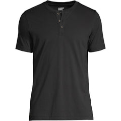 Men's Big Short Sleeve Cotton Supima Jersey Henley