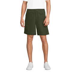 Men's 7" Linen Cotton Elastic Waist Short