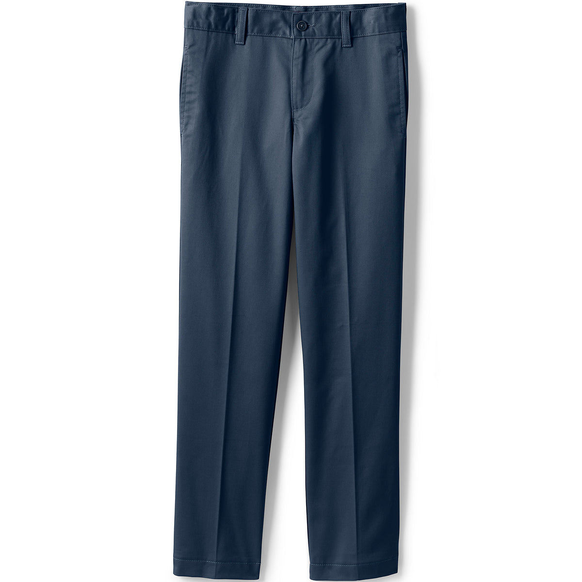 Boys Tailored Fit Blend Iron Knee Plain Front Pants