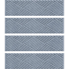 Matterly 8.5" x 30" Diamonds Waterhog Stair Treads - Set of 4