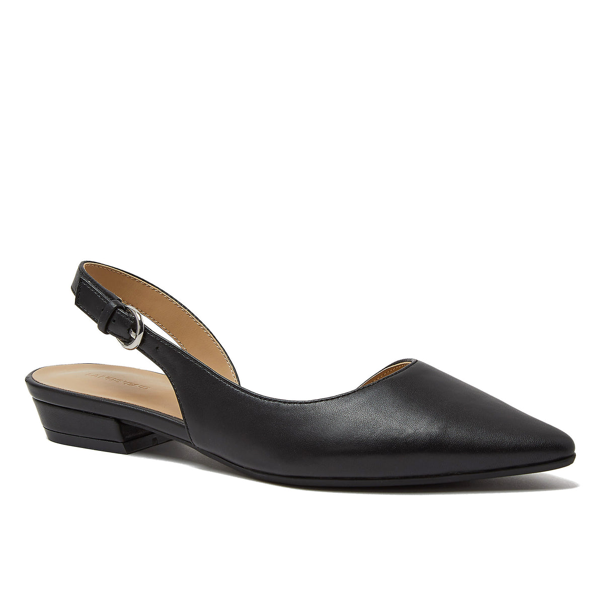 Women's Leather Slingback Low Heels