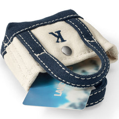 Pre-Monogrammed Letter K Micro Canvas Tote