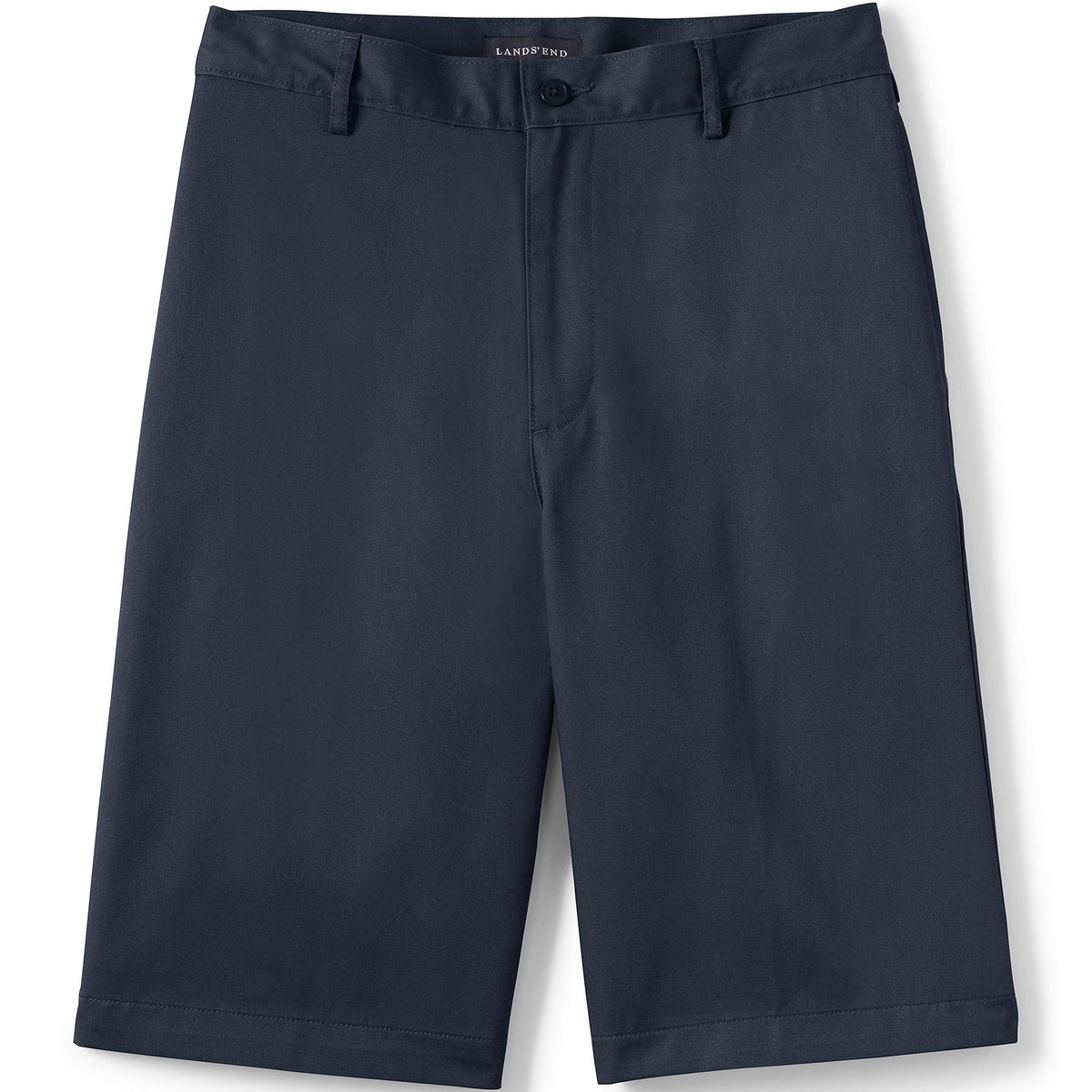 School Uniform Men's 11" Plain Front Blend Chino Shorts
