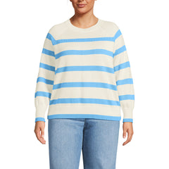 Women's Plus Size Drifter Raglan Sleeve Easy Fit Sweater