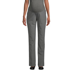 School Uniform Women's Washable Wool Maternity Straight Leg Pants