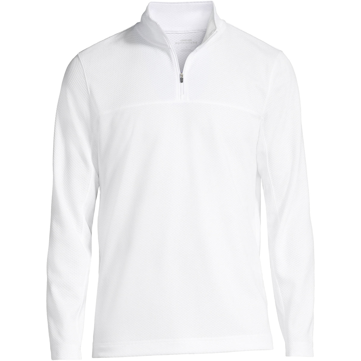 Men's Big Textured Quarter Zip Pullover