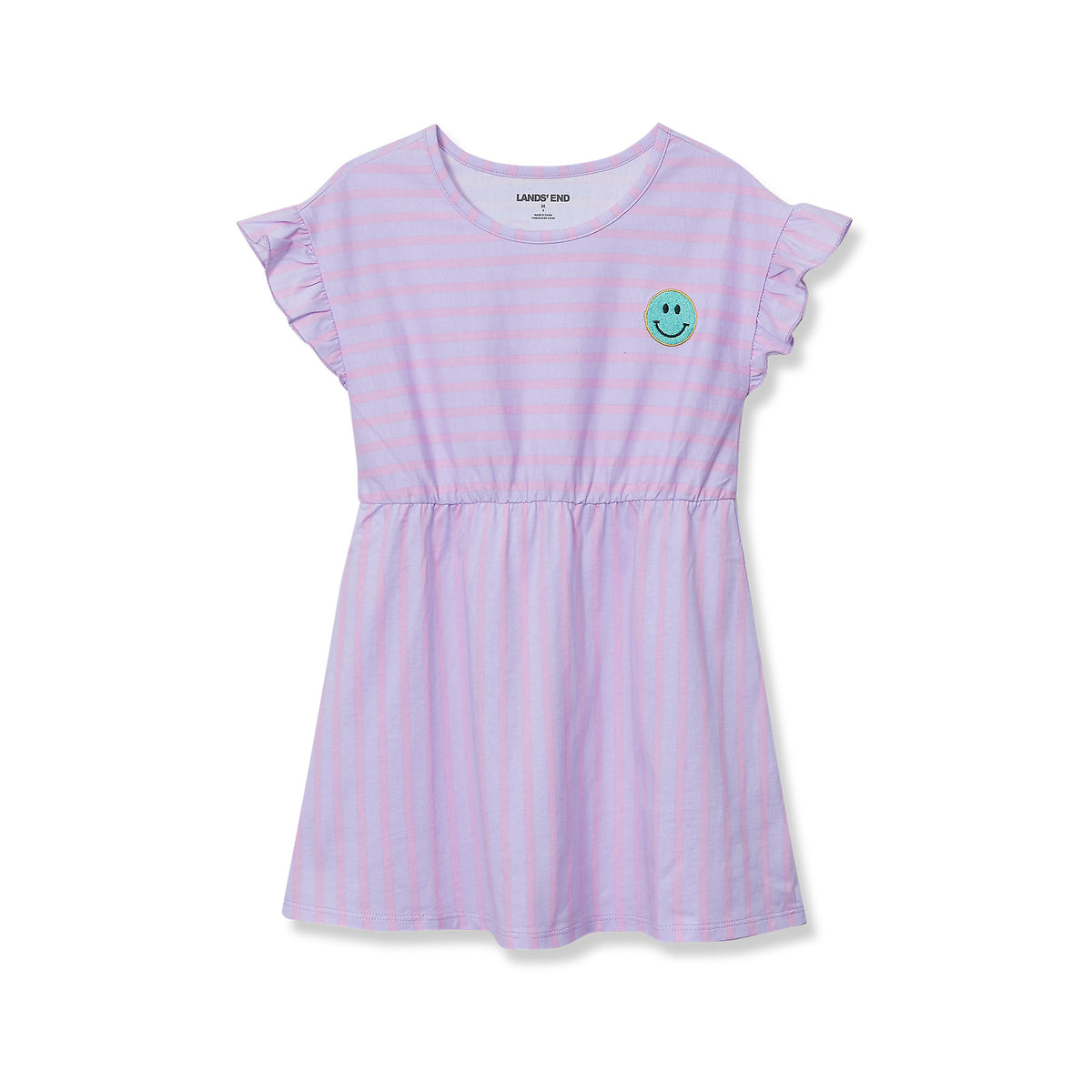 Girls Plus Short Sleeve Gathered Waist Tunic Top