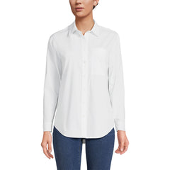 Women's Petite Coolmax Long Sleeve Essential Shirt