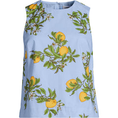 Women's Poplin Sleeveless Shell