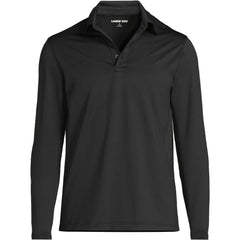School Uniform Men's Big Rapid Dry Long Sleeve Modern Fit Polo
